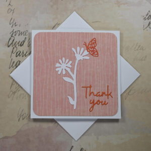 Thank You Card – Pink Daisies