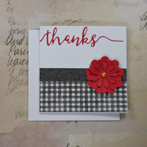 Thank You Cards – Red Daisies