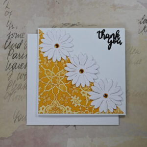 Thank You Card – Yellow Daisies