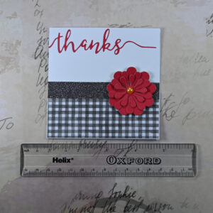 Thank You Cards – Red Daisies