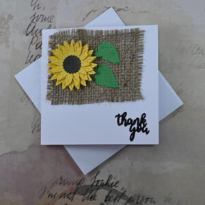 Thank You Card – Sunflowers