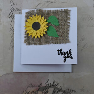 Thank You Card – Sunflowers