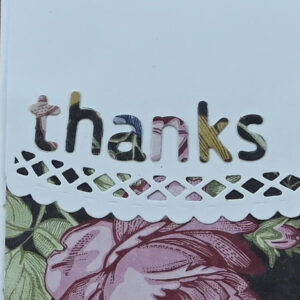 Thank You Card – Pink & Black