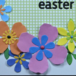 Flowers Easter Card