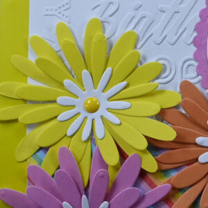 Daisies Have a Wonderful Birthday Card and Tag
