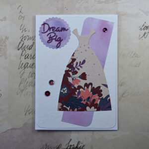 Lilac Dream Big Dress Card