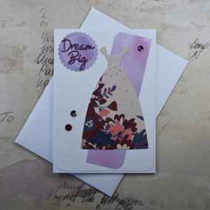 Lilac Dream Big Dress Card