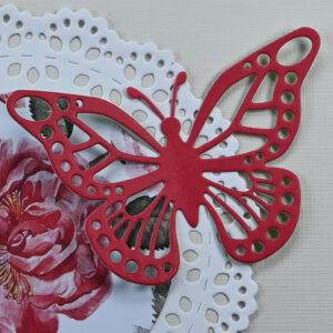 Red Butterfly Sent With Love Card