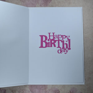 Haberdashery Happy Birthday Card and Tag