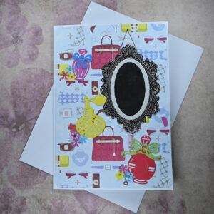 Haberdashery Happy Birthday Card and Tag