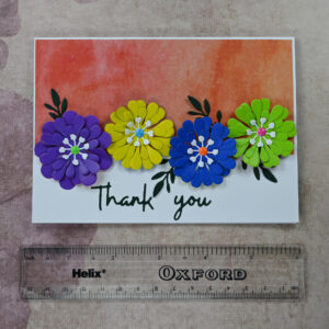 Orange Daisies Thank You Card