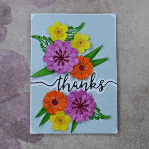 Thanks Flowers Thank You Card