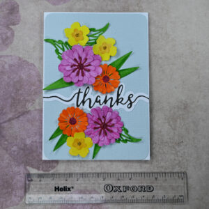 Thanks Flowers Thank You Card