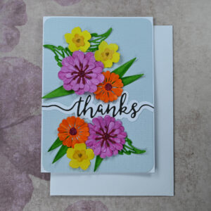 Thanks Flowers Thank You Card