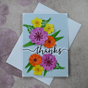 Thanks Flowers Thank You Card